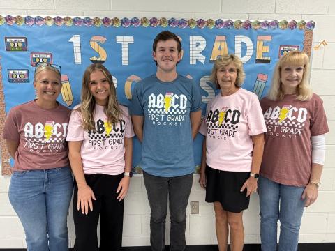Photo of first grade team members